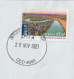 7686 Lettre Cover AUSTRALIE AUSTRALIA 2021 Riverland Wetland To France Dundowran Qld Hervey Bay - Postmark Collection