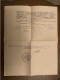 Contrat Apprentissage Couturière - Carentan 50 - 1946 - Enregistré Chambre Des Métiers De La Manche - Diplomi E Pagelle