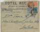 Brazil 1941 Accacio Hotel Express Cover From Catanduvas To São Paulo Railway Cancel Rio Preto X Araraquara 1,600 Réis - Cartas & Documentos
