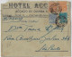 Brazil 1941 Accacio Hotel Express Cover From Catanduvas To São Paulo Railway Cancel Rio Preto X Araraquara 1,600 Réis - Covers & Documents