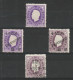Macau Macao Luis 25r & Overprints And Surcharges . MH/Used. No Gum. Fine - Used Stamps