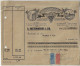 Brazil 1945 A. Nastromagario & Co Receipt Road Transport Issued In Rio De Janeiro 2 National Treasury Tax Stamp - Cartas & Documentos