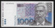 CROATIA RARE 1000 KUNA 1993 P-35 PREFIX A SUFIX A GEM UNC - Croacia