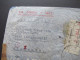 Argentinien 1940 Luftpost Via Condor Lati Buenos Aires - Lahr Schwarzwald / Certificado Registered Letter / OKW Zensur - Lettres & Documents