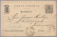 LUXEMBOURG - 1893 Société Anonyme HAUTS FOURNEAUX DE RUMELANGE - 5c Gray Allegory Postal Card To Bartringen - 1882 Allegory