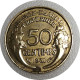 Monnaie France - 1931 Sans Raisin Sans Fruit - 50 Centimes Morlon Cupro-aluminium - 50 Centimes