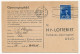 NORVEGE - Carte Loterie Affr 30 + 10 Nasjonalhjelpen - OMEC Drammen 1946 - Storia Postale