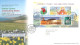 GREAT BRITAIN - 2009, FDC MINIATURE STAMPS SHEET OF DATHLU CYMRU CEEBRATING WALES. - Lettres & Documents
