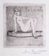 EX LIBRIS LEON EYGELSHOVEN  Per IPSE FECIT L4-B01 EXLIBRIS #4 NUDO EROTICO - Bookplates