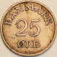 Denmark - 25 Ore 1950, KM# 842.1 (#3752) - Danemark
