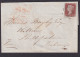 Großbritannien Brief Queen Victoria 3 A-K Malteser Mit Nummer 1 Selten 300,-++ - Lettres & Documents