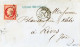 5 Juin 1858 Lac N°17A TB Pc 1452 Grenoble Vers Rives ISERE, Signée Calves - 1849-1876: Klassik