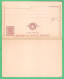 REGNO D'ITALIA 1891 CARTOLINA POSTALE UMBERTO I DOMANDA+RISPOSTA Mil. 93 RARA (FILAGRANO C19) C 7,5+7,5 NUOVA - Stamped Stationery