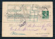 OBP Nr 340 Op Document "TEMSCHE BEURTDIENST - STOOMBOOT AUGUST" Traject Temsche-Antwerpen Dd. 28-09-1936 - 1936-1951 Poortman