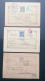 Espagne. Entero Postal. Tarjeta Postal. 3 Cartes. - 1850-1931