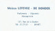 Carte Parfum CLARTE De L.T. PIVER - Offert Par Maison LEFEVRE - DE DONDER  Parfumerie De JUMET - Anciennes (jusque 1960)