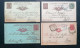 Italie. Entier Postal. 4 Cartes. - Stamped Stationery