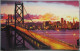 USA UNITED STATES CALIFORNIA SAN FRANCISCO BAY GOLDEN BRIDGE ANSICHTSKARTE CARTOLINA POSTCARD CARTE POSTALE POSTKARTE - San Francisco