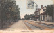 MENNECY (Essonne) - La Gare - Arrivée Du Train - Voyagé 190? (2 Scans) Marguerite Violette, Alexandre Rozé à Itteville - Mennecy