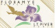 Carte Parfum FLORAMYE De L.T. PIVER - Oiseau Doré - Carte Offerte Par La Parfumerie REMY à LIEGE - Antiquariat (bis 1960)
