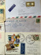 ITALIE LOT TIMBRES SUR 11 ENVELOPPES ET CARTES DIVERSES VOIR 4 PHOTOS - Collections