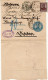 ARGENTINA 1908 WRAPPER SENT  FROM BUENOS AIRES TO HAMBURG - Storia Postale