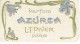 Carte  Parfum AZUREA De L.T. PIVER - Calendrier De 1904 Au Verso - Profumeria Antica (fino Al 1960)