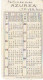 Carte  Parfum AZUREA De L.T. PIVER - Calendrier De 1904 Au Verso - Profumeria Antica (fino Al 1960)