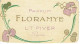 Carte  Parfum FLORAMYE De L.T. PIVER - Calendrier De 1913 Au Verso - Profumeria Antica (fino Al 1960)