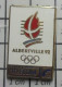 410A Pin's Pins / Beau Et Rare / JEUX OLYMPIQUES / ALBERTVILLE 92 FRANCE TELECOM - Juegos Olímpicos