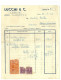 SP1104) MODENA MURO LUCANO POTENZA N.2 FATTURE CON BOLLI - Revenue Stamps