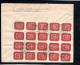 1946 ( 25. JUNE) 50000,- 32  Stamps,multiple Frank. Clear  " Budapest " Cover To Praha , CSR , .commercial,Rare !#1510 - Briefe U. Dokumente