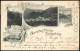 Ansichtskarte Leutenberg 4 Bild: Hotel Schwarzburger Hof, Kaiserturm 1899 - Leutenberg