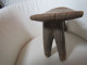 Sublime Tabouret Lobi Tripode - Bois - Burkina Faso - Art Africain