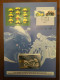 2 Télécartes Et Encarts Philatéliques Sur Les Transports : Les Motos (2002) & Les Trains (2001) - 1er Jour - Motorbikes