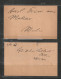 Macau Macao 1903 Carlos 4a 3 Single Cards. Used - Briefe U. Dokumente