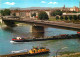 Bateaux - Péniches - Avia Romantica - Strasbourg - Le Pont De L'Europe Sur Le Rhin - Carte Dentelée - CPM - Voir Scans R - Péniches