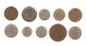 618/ Lot  : 10 Monnaies : Cuba - B. Bornéo - Hong Kong - Ceylan (entaillée) - Australie - Russie - Grèce - Grande-Bretag - Colecciones Y Lotes