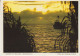 Marshall Islands Postcard Sunset At Majuro Ca Saipan Marshall Islands JAN 30 1976 (ZO222) - Marshall
