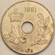 Denmark - 25 Ore 1981, KM# 861.2 (#3767) - Danimarca