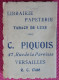 Mini Petit Calendrier De Poche 1936 Trianon Le Colombier  Librairie Piquois Versailles Rue De La Paroisse Yvelines - Formato Piccolo : 1921-40