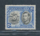 1938-50 Grenada, Stanley Gibbons N. 161, 2 Scellini Black Ultramarine - MNH** - Other & Unclassified