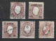 Macau Macao Luis 40r & Overprints And Surcharges. MH/Used. No Gum And Fine - Neufs