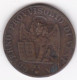 Venise . 5 Centesimi 1849 , Gouvernement Provisoire, En Cuivre - Venezia