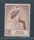 1948 BRITISH Honduras - Stanley Gibbons N. 165, 5 $ Brown - MNH** - Autres & Non Classés