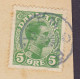 Sweden UPU PPC Tosterup. Stjernestempel (0195) (Purple) BRØNDEN Sidestempel DYBVAD 1916 AALBORG Chr. X. Stamp (3 Scans) - Briefe U. Dokumente