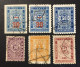 1892 /95 - Bulgaria - Postage Due Numbers - 6 Stamps Used - Used Stamps