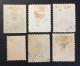 1892 /95 - Bulgaria - Postage Due Numbers - 6 Stamps Used - Usati