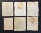 1892 /95 - Bulgaria - Postage Due Numbers - 6 Stamps Used - Gebruikt