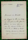 XIXe Siècle : Le Roi D'Italie, En Séjour à Paris, Souhaite Recevoir Un Ministre Français... - Personajes Historicos